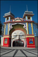 Luna Park historic amusement park, Melbourne