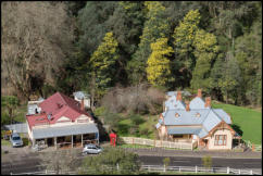 Walhalla is a beautifully preserved historic town in Victoria, Australia, founded as a gold-mining community in 1862. The restored Post Office.