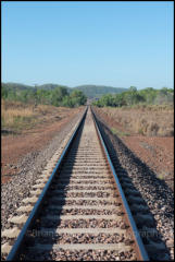 The Ghan Railway south of Darwin.