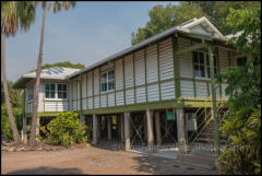 Audit House in the Myilly Point Heritage Precinct in Darwin. The precinct provided accommodation for senior public servants.