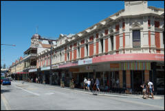 View along Market Street, Fremantle.