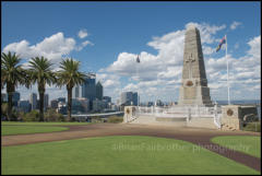 The Cenotaph in Kings Park, Perth, commemorates the conflicts in which Western Australians have fallen.