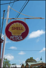 An old garage sign in Central Tilba.