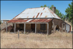 A derelict homestead in the Barossa Valley.