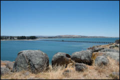 The  Victor Harbor Causeway to Granite Island. This is the view from Granite Island.