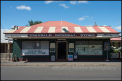 Evandale General Store in the historic village of Evandale.