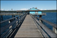 Discovery Pier at Campbell River on Vancouver Island is Canada’s first saltwater fishing pier.