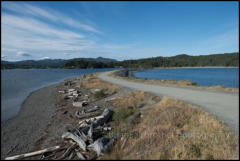 Whiffen Spit is a naturally occurring sandbar at the entrance to Sooke Harbour on Vancouver Island.