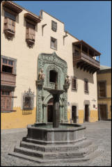 The Casa de Colón (Columbus House) in the Plaza del Pilar Nuevo, Vegueta, Las Palmas.