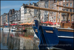 The medieval town and port of Honfleur, France