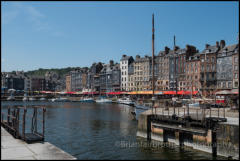 The medieval town and port of Honfleur, France