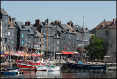 The medieval town and port of Honfleur, France