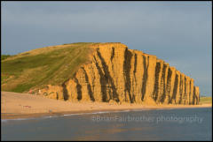 The cliffs at West Bay, Dorset.