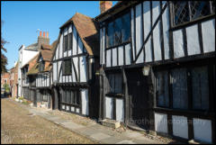 Half-timbered buildings in Church Square, Rye East Sussex.