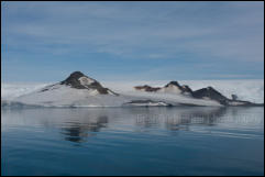 Admiralty Bay on King George Island in the South Shetland Islands, Antarctica. 