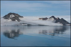 Admiralty Bay on King George Island in the South Shetland Islands, Antarctica. 