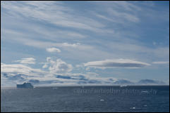 View across the Gerlache Strait to Brabant Island in the Antarctic Peninsula, Antarctica.