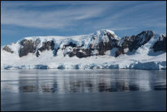 Wilhelmina Bay on the west coast of Graham Land on the Antarctic Peninsula, Antarctica.