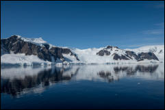 Wilhelmina Bay on the west coast of Graham Land on the Antarctic Peninsula, Antarctica.