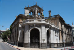 The Museum of Decorative Arts building in the old town has been declared a National Historic Monument. Montevideo, Uruguay.