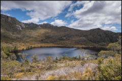 Lake Lilla in Cradle Mountain National Park, Tasmania, Australia.